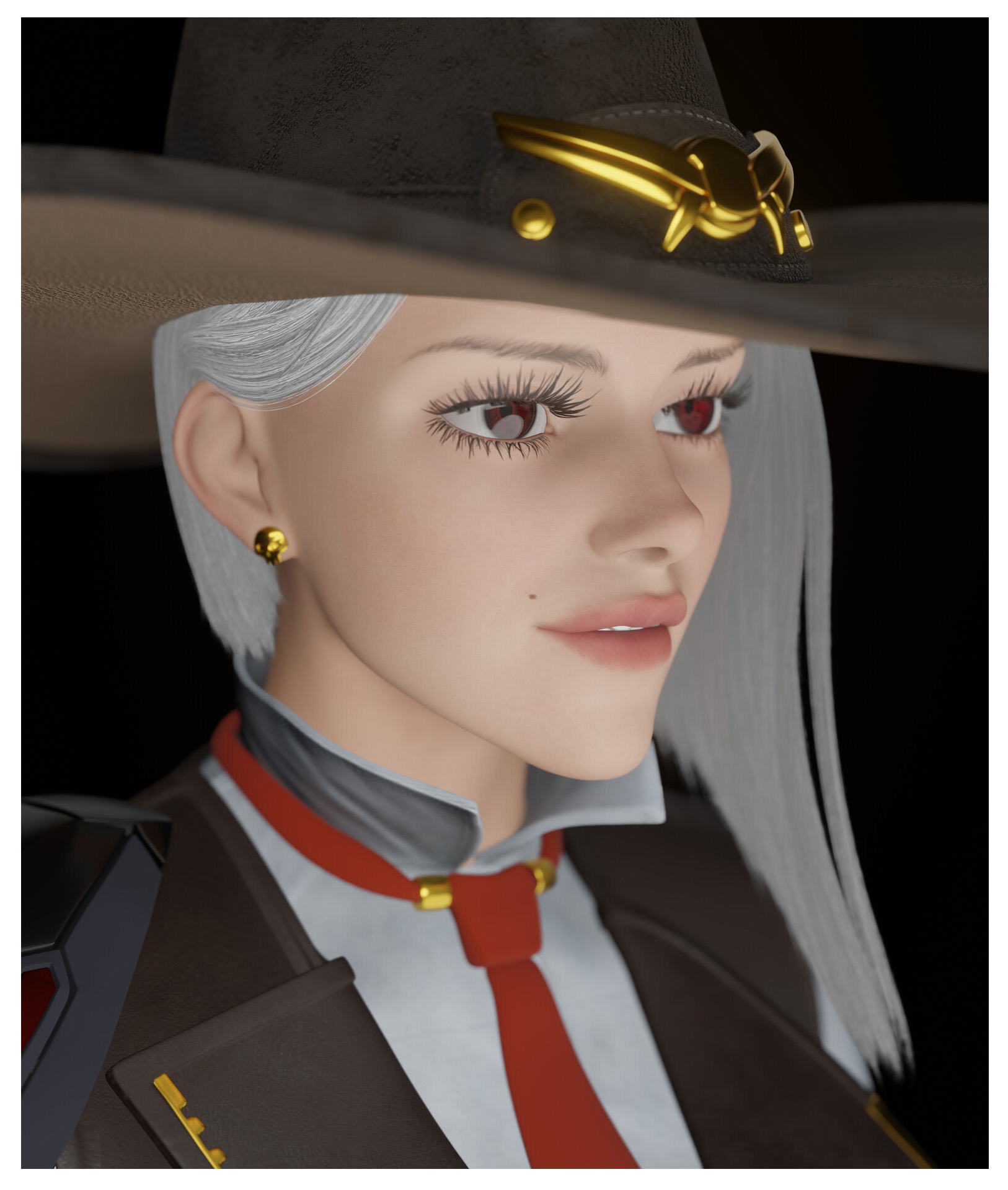 Ash 3D Character - View 1